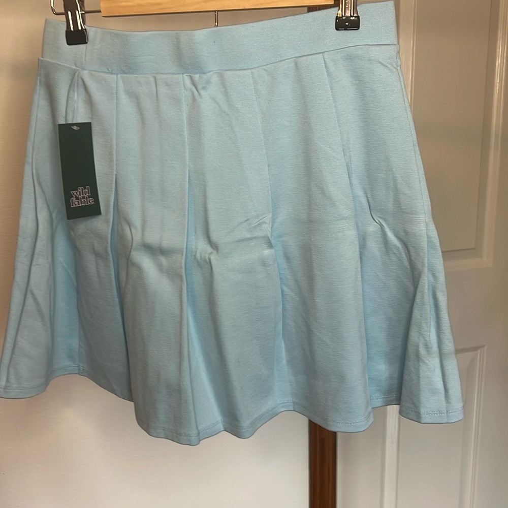 Blue skirt